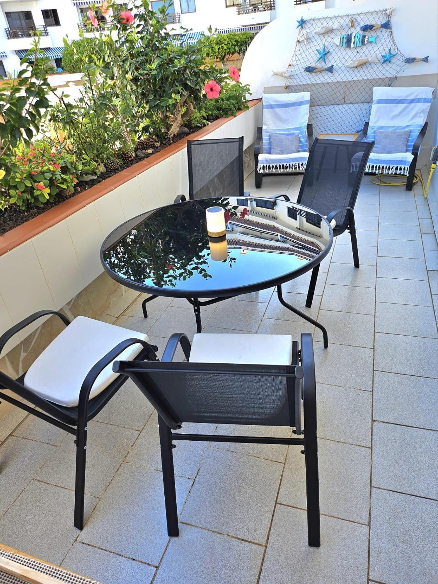 Аппартаметы Seguro De Sol Playa De La Arena Puerto de Santiago  Exterior foto